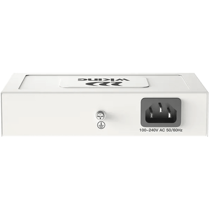 Switch no administrable PoE / Con 4 puertos 10/100 Mbps PoE af/at / 2 Puertos Uplink 10/100 MBPS / Presupuesto 45 W / PoE hasta 250 metros