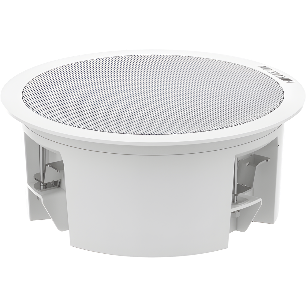 Bocina (Altavoz IP) Con Bluetooth | Montaje en Plafón | 3 Watts | No requiere amplificador | PoE+ | Entrada de alarma | Soporta Bocinas secundarias |