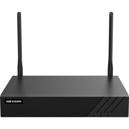 NVR 8 Megapixel (4K) / 4 canales IP / 1 Bahía de Disco Duro / 2 Antenas Wi-Fi / Salida de Vídeo 4K / ACUSENSE