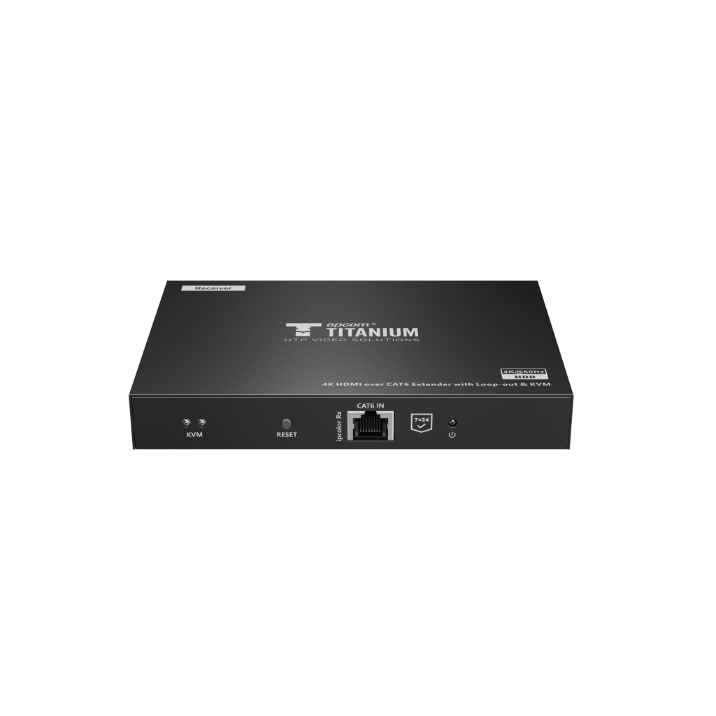 Kit extensor KVM (HDMI y USB) hasta 70 metros | Resolución 4K @ 60 Hz | Cat 6, 6a y 7 | IPCOLOR | CERO LATENCIA | HDR10 | Salida Loop | Puerto S/PDIF
