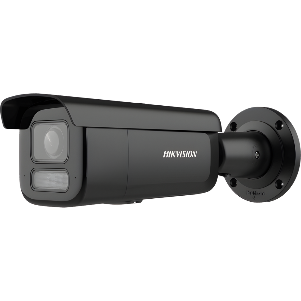 [Dual Light + 2 Micrófonos Integrados] Bala IP 2 Megapixel / Lente Mot. 2.8 a 12 mm / 60 mts Luz Blanca + 60 mts IR / ACUSENSE / Exterior IP67 / IK10