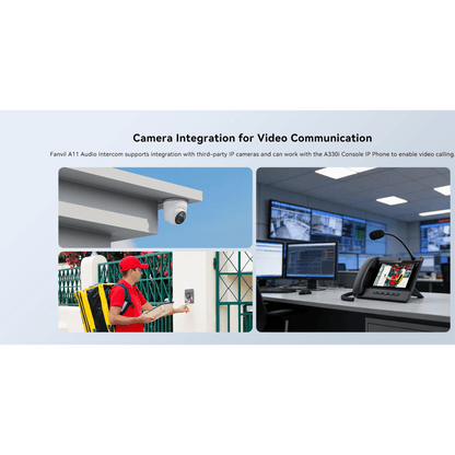 Video Intercom IP para Exterior / Cámara 4 Megapixel (1080p) / HDR e Iluminación IR / Altavoz 5W y Doble Micrófono con Reducción de Ruido / Panel