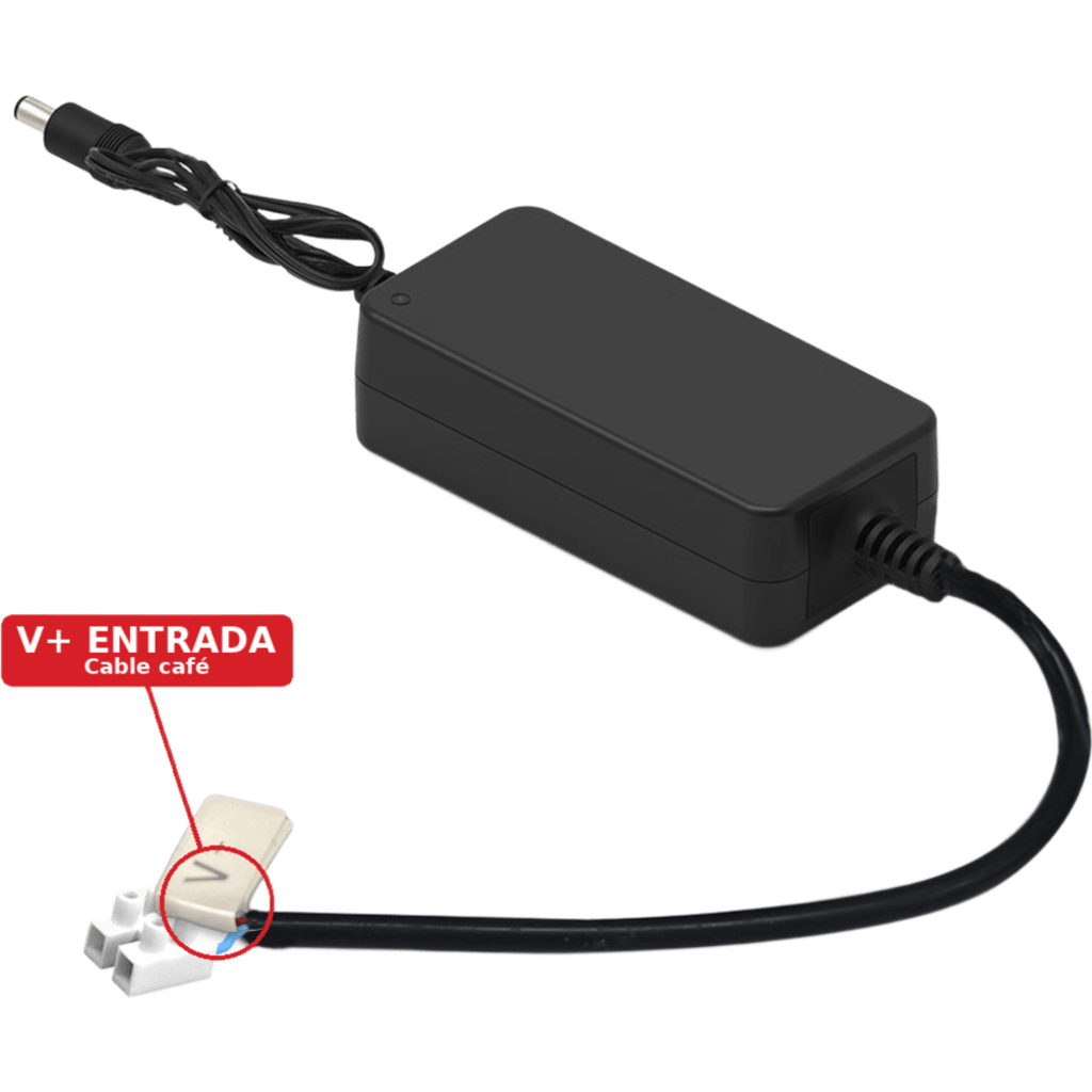 Regulador CC/CC | Entrada 15-30 Vcc | Salida 12 Vcc @ 3 A (36 W) | Protección contra Sobrecorriente y Cortocircuito | Conector tipo blok y Conector