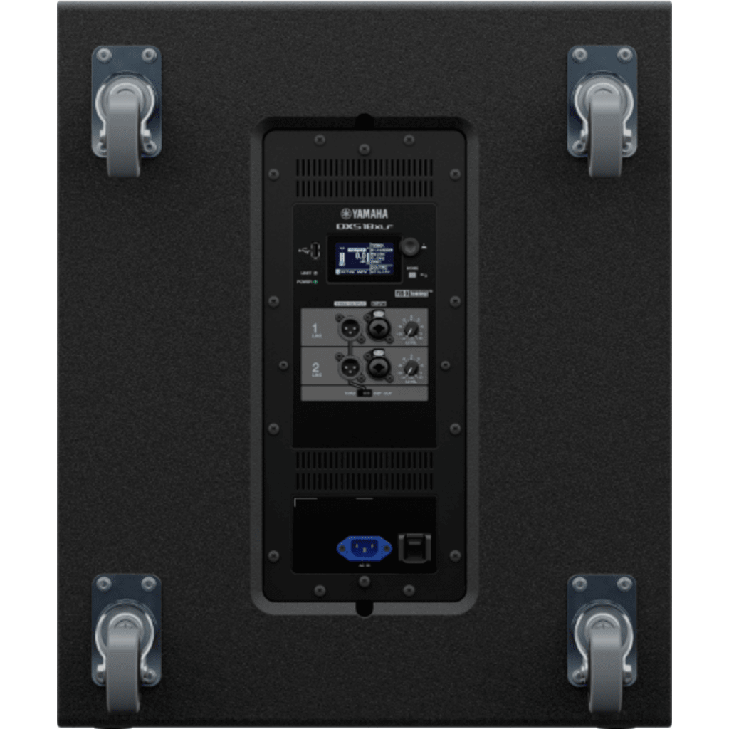 Subwoofer Activo Bass-Reflex 18"| 1600W Clase-D | 136 dB SPL | DSP 96 kHz | D-XSUB | Gabinete de Madera Contrachapada con Recubrimiento Polyurea |