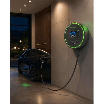 Estación de Carga para Vehículos Eléctricos / 48 A / 11.5 kW / Conector Tipo 1 (SAE J1772) / 220-250 V Monofásico / Pantalla LCD 4.3 in (10.9 cm)