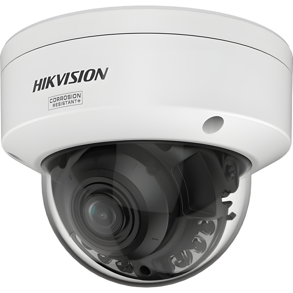 [Dual Light + ColorVu 3.0 + HikAI] Domo IP 4 Megapixel / Lente Mot. 2.8 a 12 mm / 40 mts IR + Luz Blanca / Exterior IP67 / WDR 130 dB / ACUSENSE 3.0