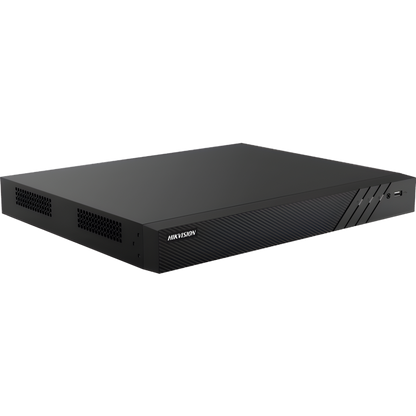NVR 8 Megapixel (4K) (Compatible con Cámaras ACUSENSE) / 16 canales IP / 16 Puertos PoE+ / 2 Bahías de Disco Duro / Salida de Vídeo en 4K / 300