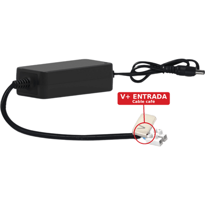 Regulador CC/CC | Entrada 15-30 Vcc | Salida 12 Vcc @ 3 A (36 W) | Protección contra Sobrecorriente y Cortocircuito | Conector tipo blok y Conector