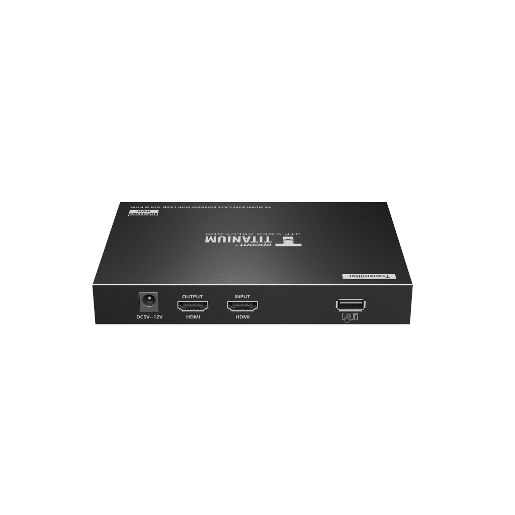 Kit extensor KVM (HDMI y USB) hasta 70 metros | Resolución 4K @ 60 Hz | Cat 6, 6a y 7 | IPCOLOR | CERO LATENCIA | HDR10 | Salida Loop | Puerto S/PDIF