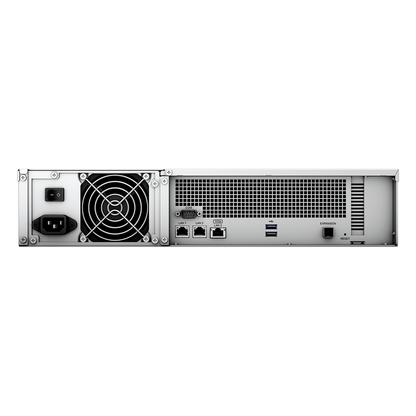 Servidor de Almacenamiento RackStation RS2423+ | 12 Bahías | 2U | Hasta 216 TB | Rendimiento 3,500/1,700 MB/s | Expansión a 432 TB | 10GbE | Fuentes