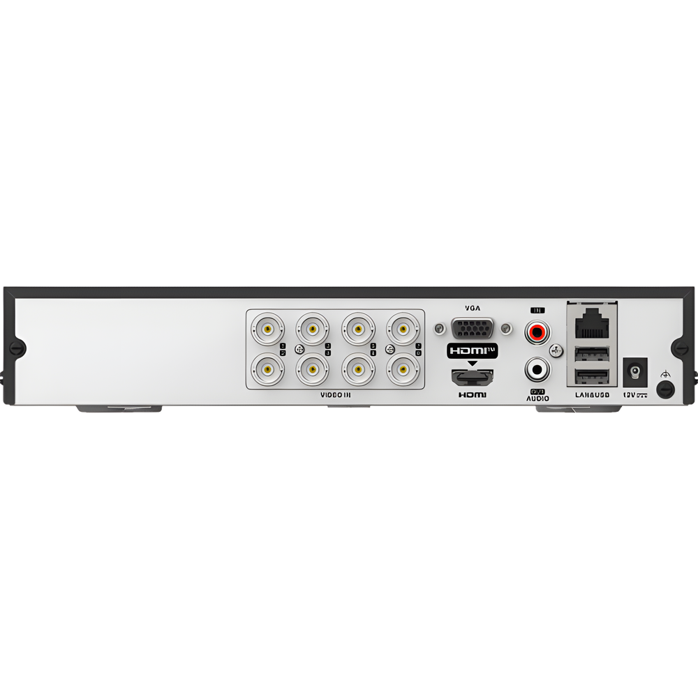 [Audio Bidireccional] DVR 8 Canales TurboHD + 2 Canales IP / 2 Megapixel (1080p) Lite / Acusense Lite (Evita Falsas Alarmas) / Audio por Coaxitron