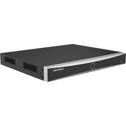 [AcuSeek] NVR 12 Megapixel (4K) / 32 canales IP / 16 Puertos PoE+ / Recocimiento Facial / AcuSense (Evita Falsas Alarmas) / 2 Bahías de Disco Duro