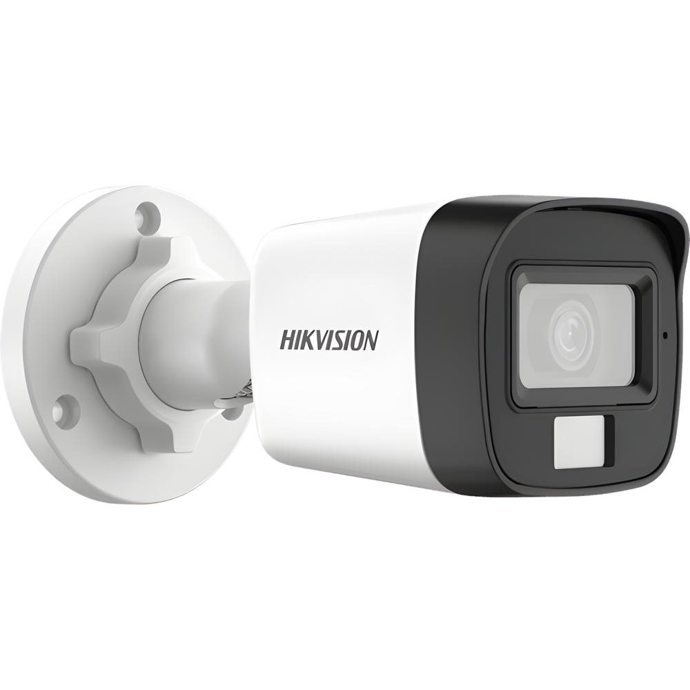 [Dual Light + ColorVu] Bala TURBOHD 3K (5 Megapixel) / Lente 2.8 mm / 30 mts IR + 20 mts Luz Blanca / Gran Angular 104.9° / Exterior IP67 / Micrófono