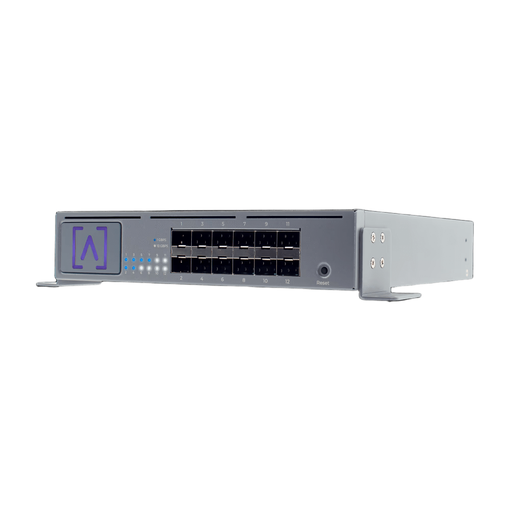 Switch de Distribución 12 Puertos SFP+ / 240 Gbps Capacidad de Switching / 120 Gbps Throughput No-Bloqueante / Gestión Cloud / Bluetooth / Rackmount