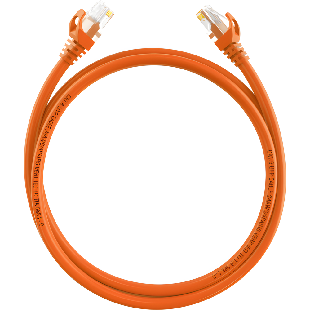 Cable de Parcheo (Patch Cord) / UTP / Cat. 6 (24 AWG) / 1 Metro (3.28 Pies) / Color Azul / Ideal para PoE+ / Interior