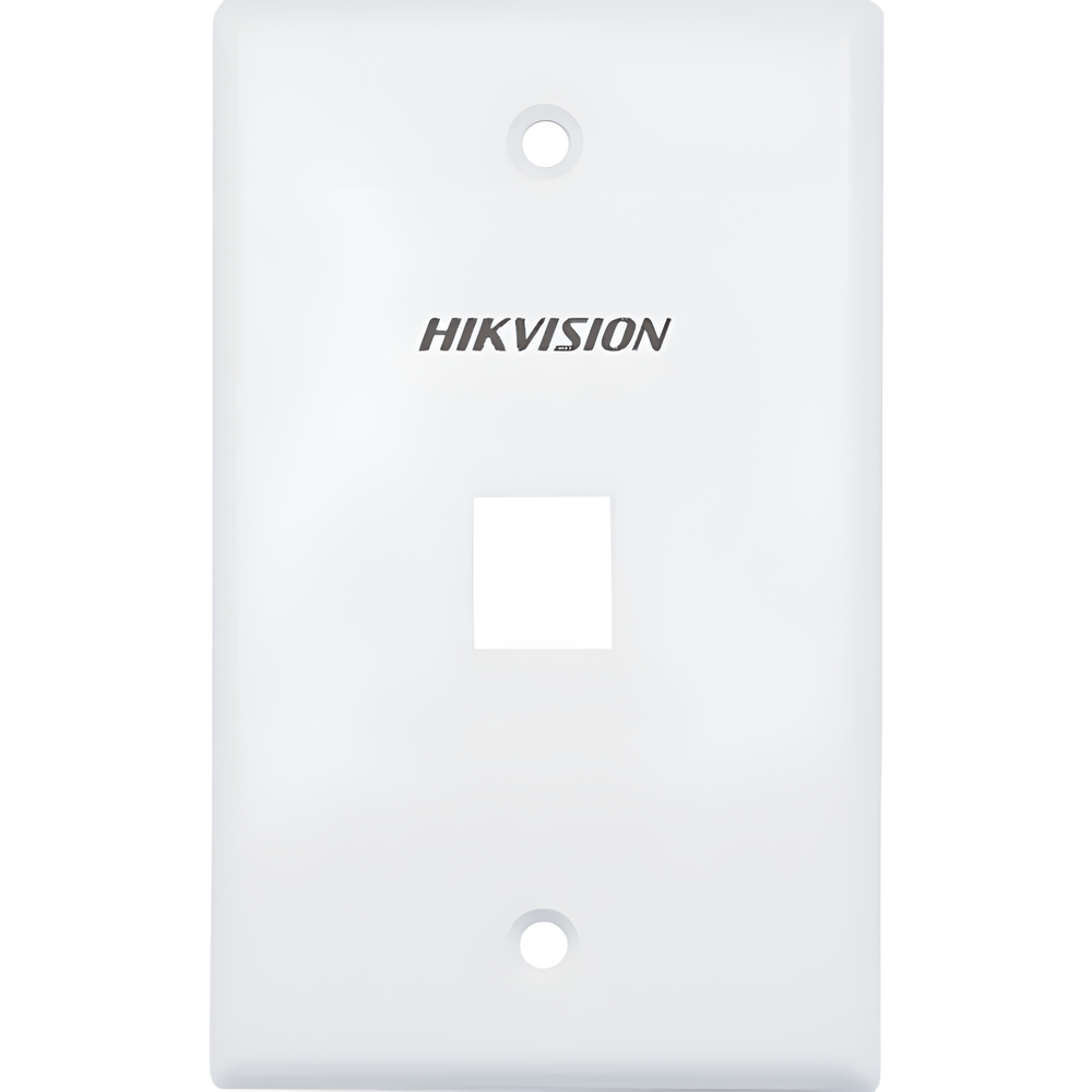 Placa de Pared (Face Plate) / 1 Puerto / Color Blanco / Caja con 20 Piezas / ABS