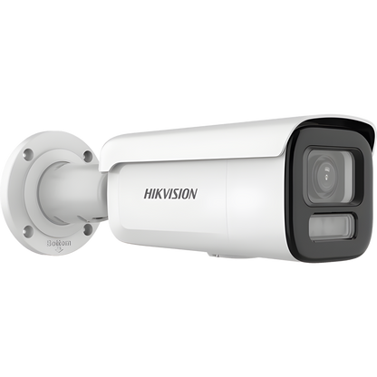 [Dual Light + ColorVu 3.0 + HikAI] Bala IP 8 Megapixel / Lente Mot. 2.8 a 12 mm / 60 mts IR + Luz Blanca / Exterior IP67 / WDR 130 dB / ACUSENSE 3.0