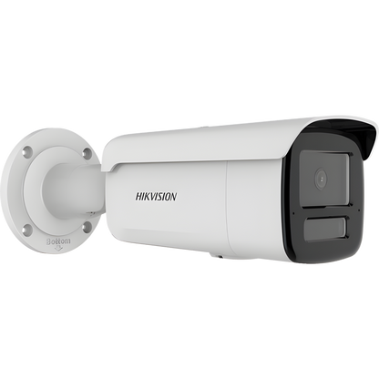[Dual Light + 2 Micrófonos Integrados] Bala IP 8 Megapixel (4K) / Lente 4 mm / 80 mts Luz Blanca + 80 mts IR / ACUSENSE / Exterior IP67 / IK10 / WDR