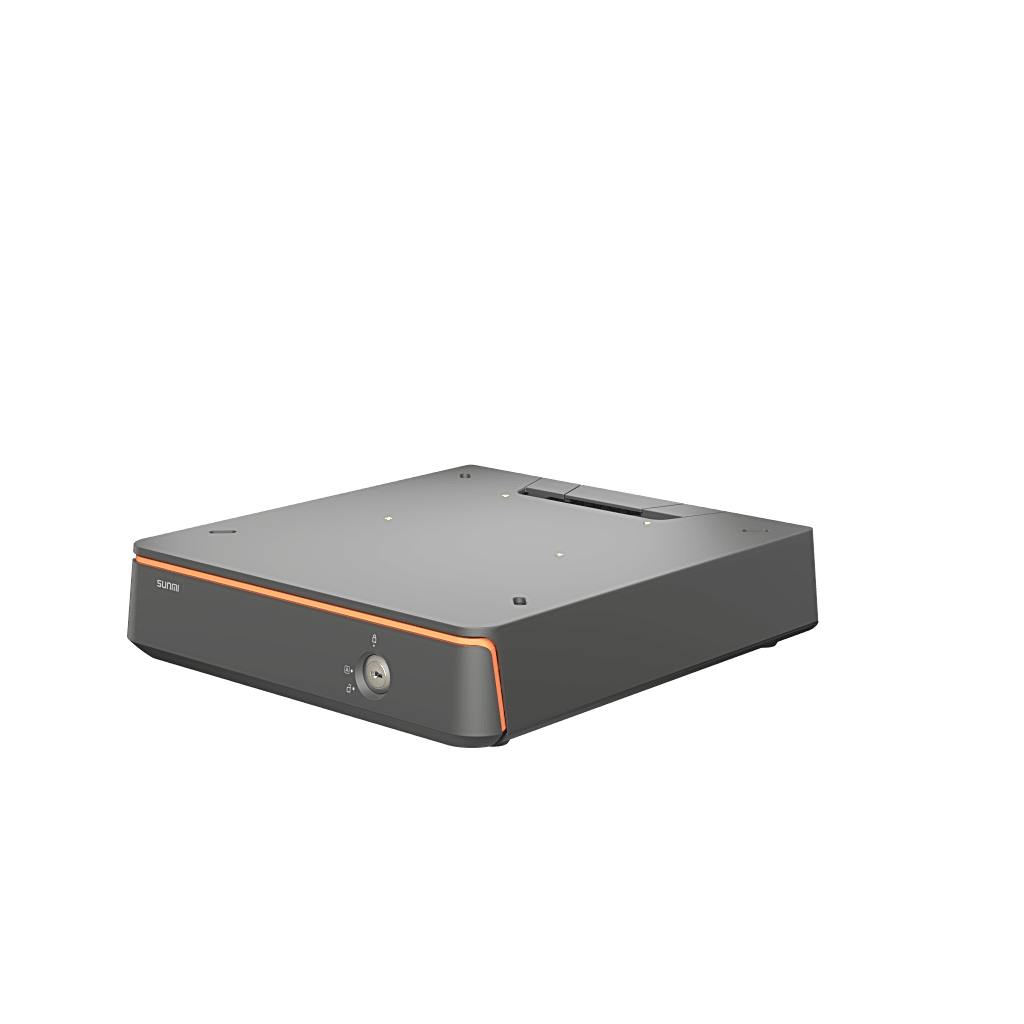 Cajón de Efectivo Mini SUNMI / ABS de Alta Resistencia / 3 Posiciones de Bloqueo / 9V-24V Autoajustable / 1,000,000+ Operaciones / 10 kg Capacidad de
