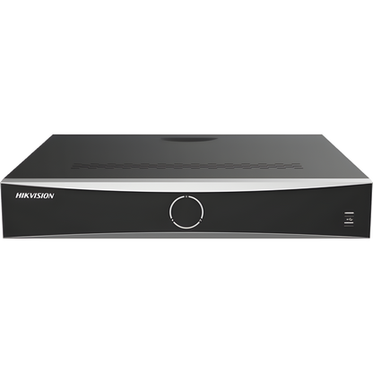 [Acusearch] NVR 12 Megapixel (4K) / 16 canales IP / AcuSense (Evita Falsas Alarmas) / Reconocimiento Facial / 4 Bahías de Disco Duro / HDMI en 4K
