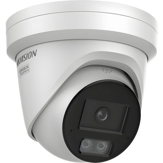 [Dual Light]Turret IP 12 Megapixel / Lente 2.8 mm / 30 mts Luz Blanca + 30 mts IR / ACUSENSE / Exterior IP67 / WDR 120 dB / PoE / ONVIF / Micro SD