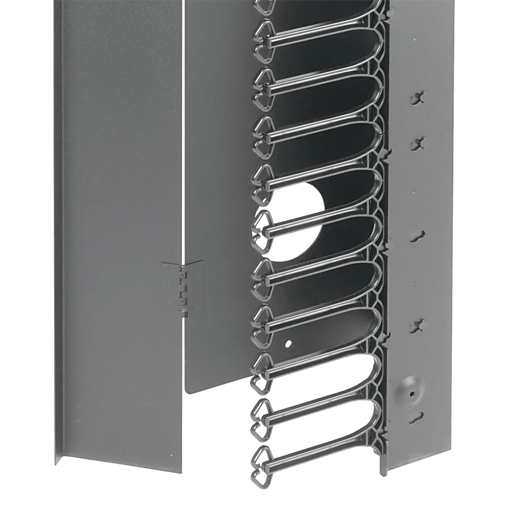 Gabinete Rack ProLine ConnecTek 42 UR / 2000 x 800 x 1100 mm Con Capacidad 1134 kg Acero, Color Negro Con Organizadores Laterales Frontal y Traseros