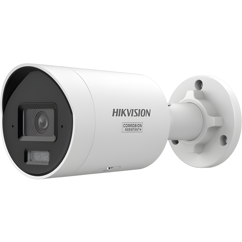 [Dual Light + ColorVu 3.0 + HikAI] Bala IP 8 Megapixel / Lente 2.8 mm / 40 mts IR + Luz Blanca / 2 Microfonos Integrados / Exterior IP67 / WDR 130 dB
