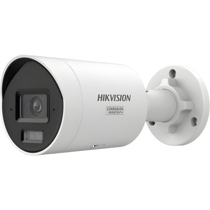 [Dual Light + ColorVu 3.0 + HikAI] Bala IP 8 Megapixel / Lente 2.8 mm / 40 mts IR + Luz Blanca / 2 Microfonos Integrados / Exterior IP67 / WDR 130 dB