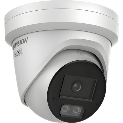 [Dual Light + ColorVu 3.0 + HikAI] Turret IP 6 Megapixel / Lente 2.8 mm / 30 mts IR + Luz Blanca / 2 Microfonos Integrados / Exterior IP67 / WDR 130