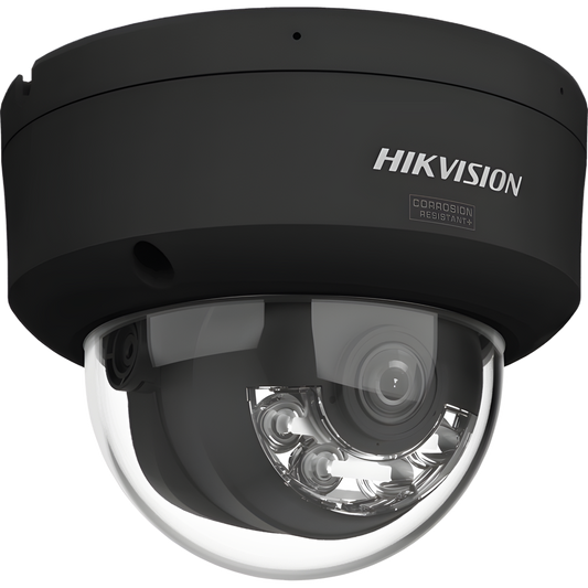[Dual Light + ColorVu 3.0 + HikAI] Domo IP 6 Megapixel / Lente 2.8 mm / 30 mts IR + Luz Blanca / 2 Microfonos Integrados / Exterior IP67 / WDR 130 dB