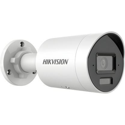 [Dual Light + 2 Micrófonos Integrados] Bala IP 2 Megapixel / Lente 2.8 mm / 40 mts Luz Blanca + 40 mts IR / ACUSENSE / Exterior IP67 / WDR 120 dB