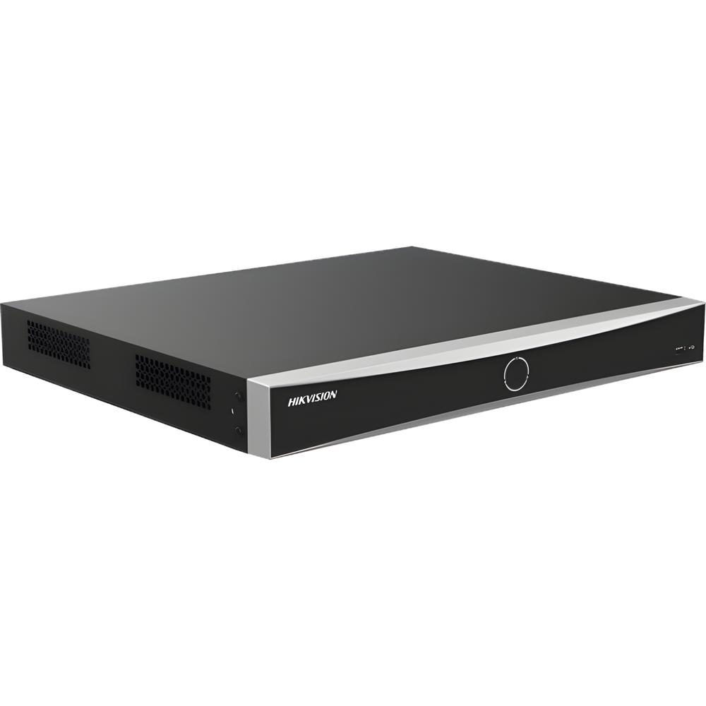 [AcuSeek] NVR 12 Megapixel (4K) / 16 Canales IP / 16 Puertos PoE+ / Reconocimiento Facial / ACUSENSE / 2 Bahías para HDD de 16 TB / HDMI 4K / Alarmas