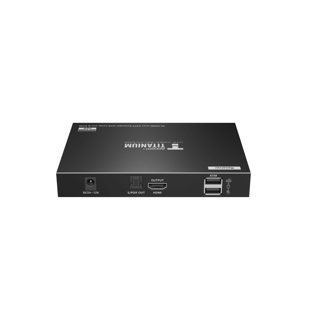 Kit extensor KVM (HDMI y USB) hasta 70 metros | Resolución 4K @ 60 Hz | Cat 6, 6a y 7 | IPCOLOR | CERO LATENCIA | HDR10 | Salida Loop | Puerto S/PDIF