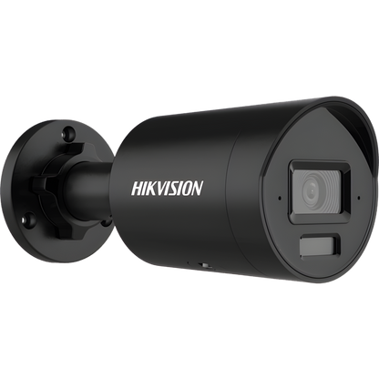 [Dual Light + 2 Micrófonos Integrados] Bala IP 4 Megapixel / Color Negro / Lente 2.8 mm / 40 mts Luz Blanca + 40 mts IR / ACUSENSE / Exterior IP67