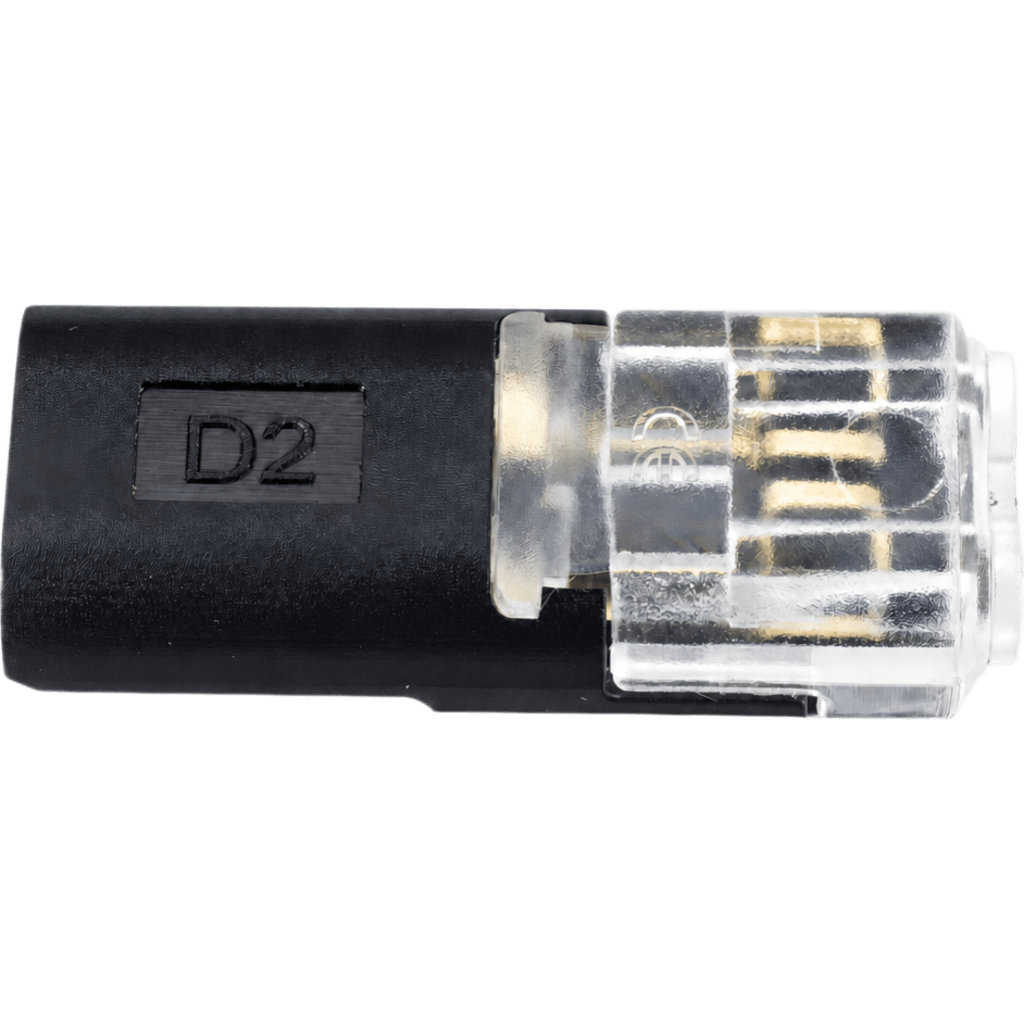 Bolsa con 25 conectores / Enchufables / Para 2 cables / compatibles en calibre 22 al 18 AWG