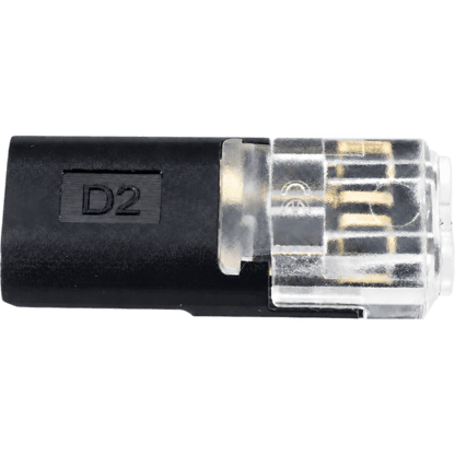 Bolsa con 25 conectores / Enchufables / Para 2 cables / compatibles en calibre 22 al 18 AWG