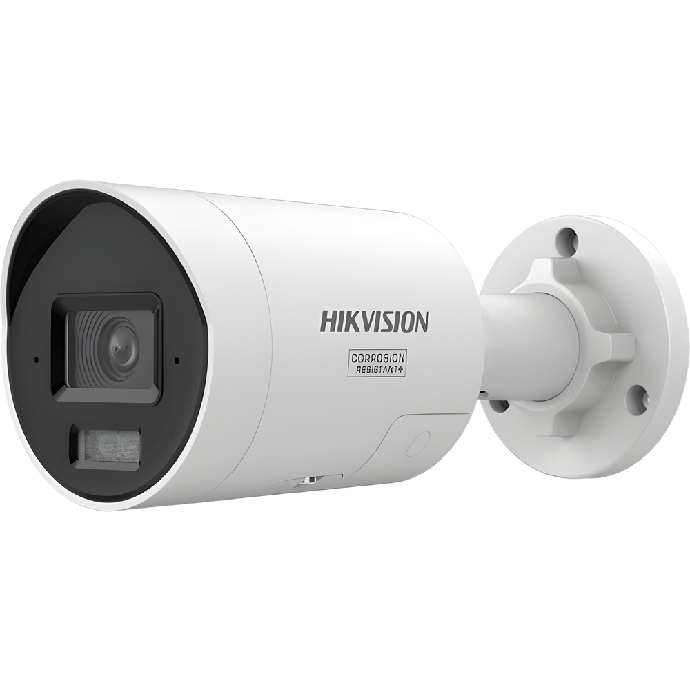 [Dual Light + ColorVu 3.0 + HikAI] Bala IP 4 Megapixel / Lente 2.8 mm / 40 mts IR + Luz Blanca / 2 Microfonos Integrados / Exterior IP67 / Estrobo