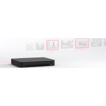 DVR 4 Canales TURBOHD + 2 Canales IP / 5 Megapixel Lite - 3K Lite / Audio Bidireccional / GUANLAN / Reconocimiento Facial / ACUSEARCH / 1 Bahia de