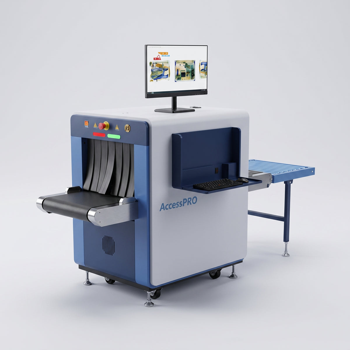Sistema de Inspección por Rayos X AP5030H / Túnel 50x30 cm / Detección de Explosivos y Materiales Orgánicos / Monitor LCD 21.5" / Zoom 32x / Memoria