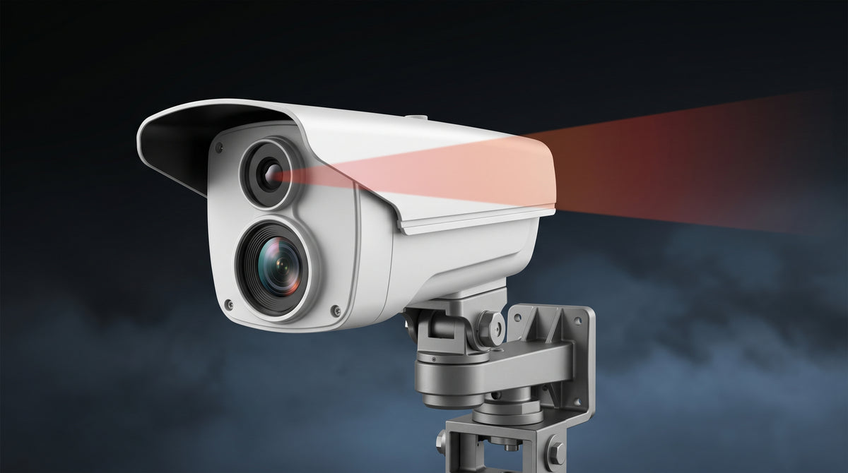 (HikFire) Cámara IP Turret de Detección Térmica de Incendios / Detección de Llamas y Temperaturas Anormales / 4 Megapíxel (Lente Óptico) + 1