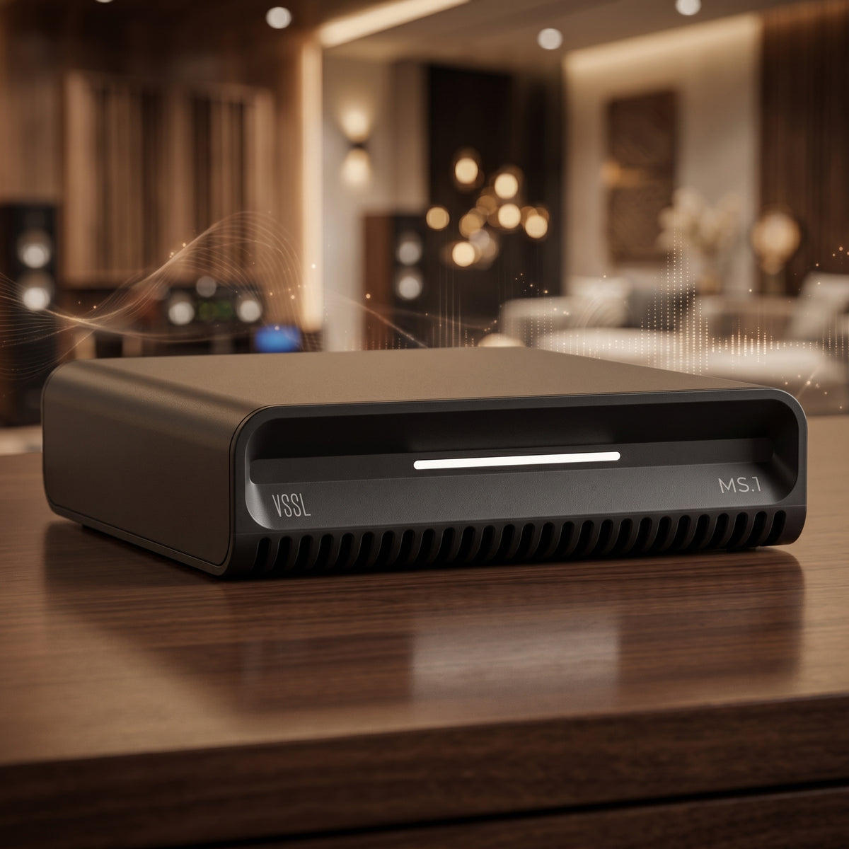 KIT Amplificador Veritas 1100BH y Streamer de Audio Modular MS.1 | PoE + USB-C | HDMI eARC + Óptica + RCA | Bluetooth LE Audio | WiFi |