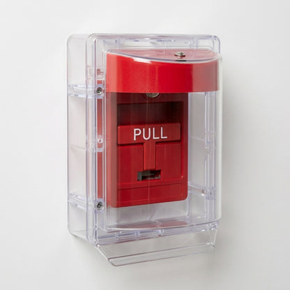 Cubierta Protectora Serie Stopper II® De Policarbonato, Con Bocina, Espaciador Transparente, Montaje en Superficie, Etiqueta en Inglés