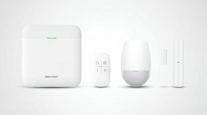 (AX PRO) KIT de Alarma AX PRO con GSM (3G/4G) / Incluye: 1 Hub con bateria de respaldo / 1 Sensor PIR / 1 Contacto Magnético / 1 Control Remoto