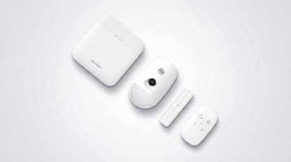 (AX PRO) KIT de Alarma AX PRO / Incluye: 1 Hub con bateria de respaldo / 1 Sensor PIR con Cámara / 1 Contacto Magnético / 1 Control Remoto / WiFi
