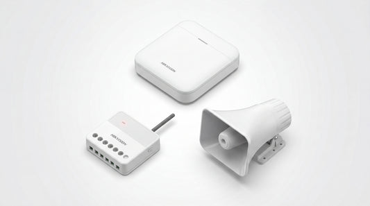 (AXPRO) KIT de alarma AX PRO con sirena cableada 30W / Incluye: 1 Hub con Batería de respaldo / 1 Sirena Cableada de 30 Watts IP65 / 1 Relevador