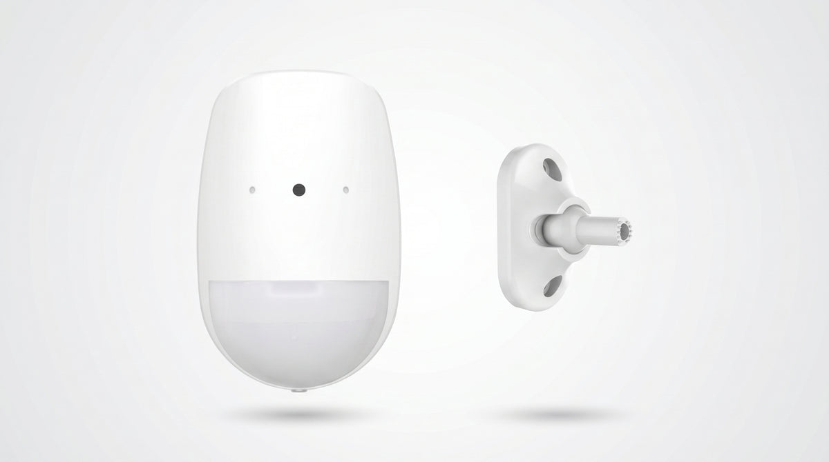 (AX PRO) Sensor de Movimiento y Ruptura de Cristal Inalámbrico / Rango de Detección PIR de 12 mts / Ángulo de 85.9° de Cobertura PIR / Rango de
