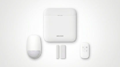 (AX PRO) KIT de Alarma AX PRO con GSM (3G/4G) / Incluye: 1 Hub con bateria de respaldo / 1 Sensor PIR / 1 Contacto Magnético Slim / 1 Control Remoto