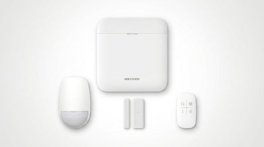 (AX PRO) KIT de Alarma AX PRO con GSM (3G/4G) / Incluye: 1 Hub con bateria de respaldo / 1 Sensor PIR / 1 Contacto Magnético Slim / 1 Control Remoto