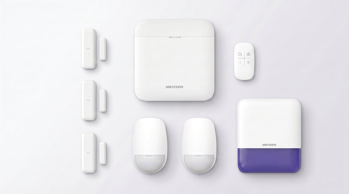 (AX PRO) KIT de Alarma AX PRO con GSM (3G/4G) / Incluye: 1 Hub con bateria de respaldo / 2 Sensores PIR / 3 Contactos Magnéticos mini / 1 Control