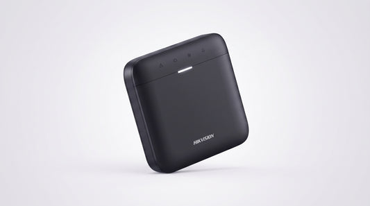 (AX PRO) Panel de Alarma Inalámbrico de Hikvision / Color Negro / Soporta 48 Zonas / GSM 3G/4G, Wi-Fi y Ethernet / Incluye Batería de respaldo
